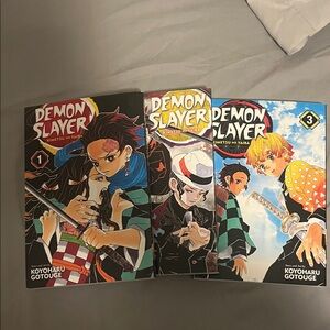 Demon Slayer Manga Set - Volumes 1-3